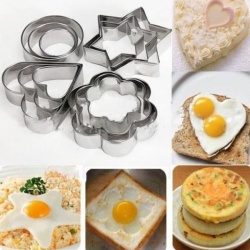 Set 12 forme inox pentru decorare torturi - Img 2