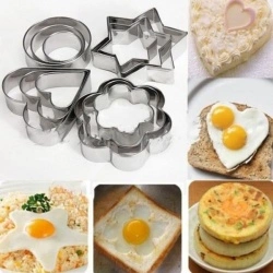 Set 12 forme inox pentru decorare torturi - Img 2