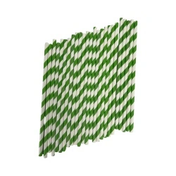 Set 25 paie din carton Strawix verde - Img 2