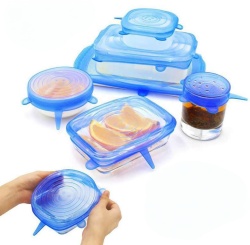 Set 6 capace universale din silicon - Img 2
