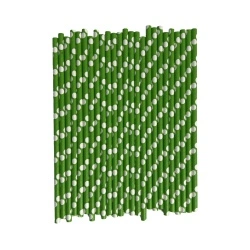 Set 25 paie din carton Strawix Verde - Img 2