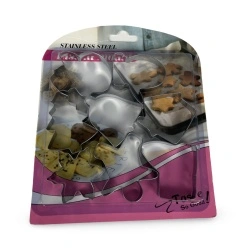 Set 8 forme prajituri din inox