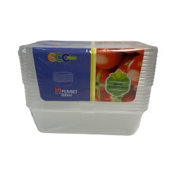 Set 10 caserole 650ml ECO Plasvn - Img 2