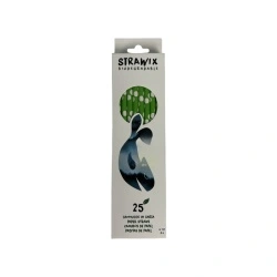 Set 25 paie din carton Strawix Verde