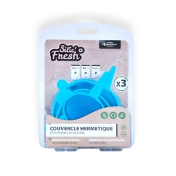 Set 3 capace din silicon universale 6,5cm 9,5cm 11,5cm - Img 3