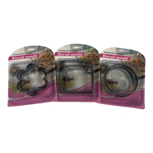 Set 3 forme prajituri inox