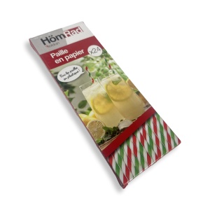 Set paie carton rosu-verde 24 buc