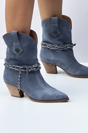 Botine Jesica Piele Naturala