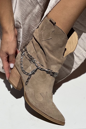 Botine Misuna Piele Naturala