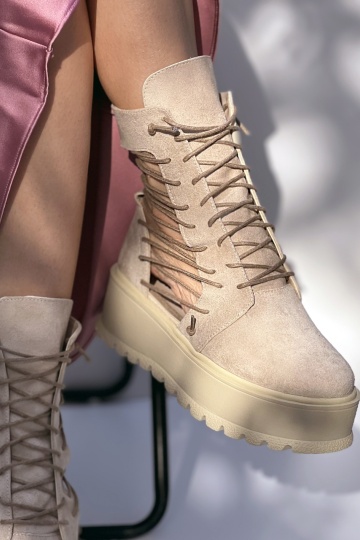 Bocanci Summer bej + variante accesorizare