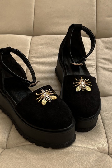 Sandale Moschi Black-gold