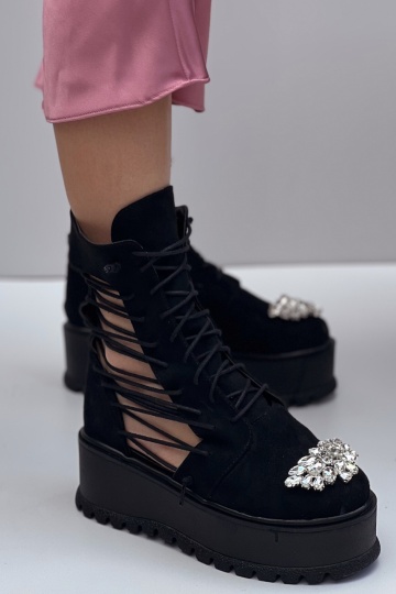 Bocanci Summer Negru + variante accesorizare - Img 4