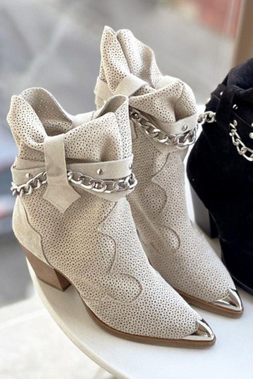 Ciocate Kiara Chain perforate piele naturala