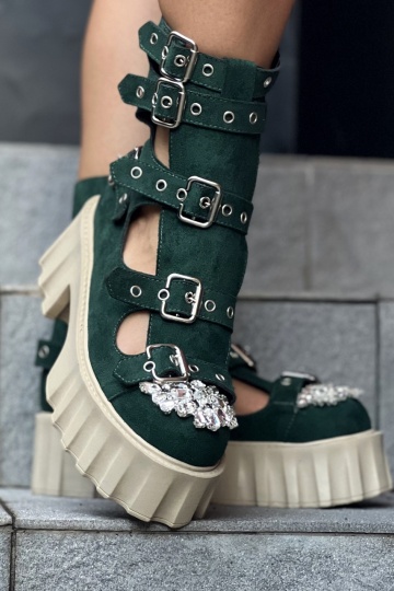 Ghete Neversea Verde New Diamond