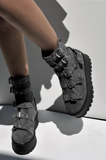 Ghete ROCKSTAR PIELE NATURALA