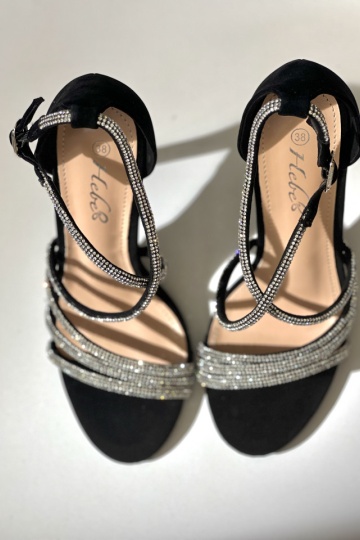 Sandale Glitter Black