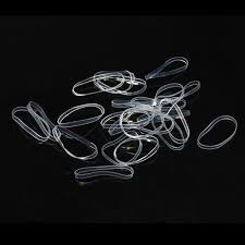 Elastice coafuri, mici, transparente (set 50 buc)