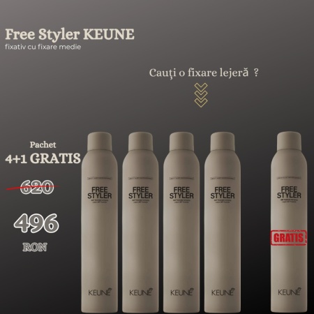 Pachet fixativ Free Styler 500 ml 4+1 GRATIS