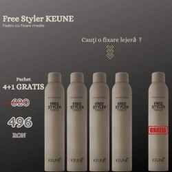 Pachet fixativ Free Styler 500 ml 4+1 GRATIS