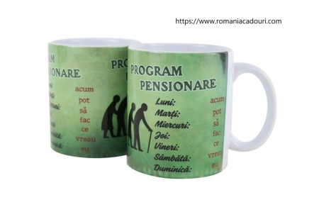 Cana ceramica Program Pensionare 330 ml