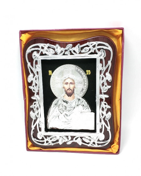 Icoana cadou Iisus Hristos Binecuvantand lumea