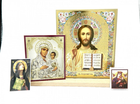 Icoane set sfintite Maica Domnului si Iisus