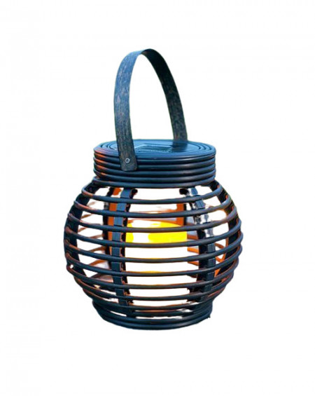 Lampa solara tip felinar cu lumanare LED