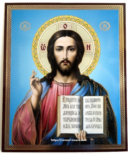 Icoana in rama Iisus Pantocrator Sinai