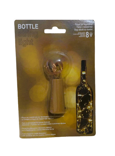 Dop sticla cu lumini