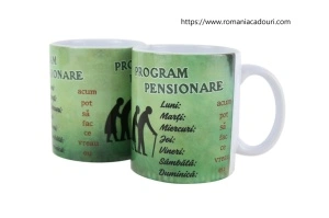 Cana ceramica Program Pensionare 330 ml