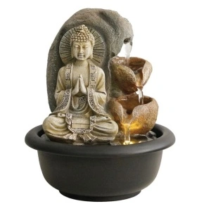 Fantana Arteziana cu LED si Figurina Buddha