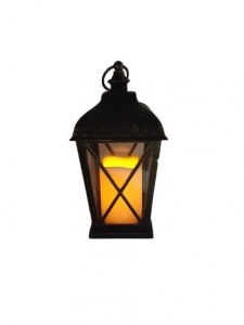 Felinar vintage cu lumanare LED