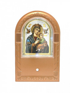 Icoana din plastic cu leduri multicolore - Img 1