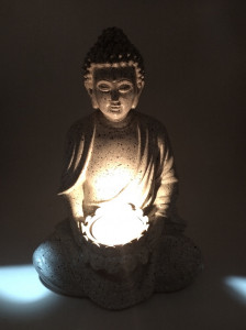 Suport pentru lumanari pastila Buddha
