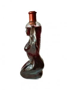 Vin în sticlă formă femeie 2