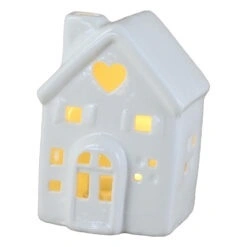 Casuta cu led din ceramica 6×8 CM 1
