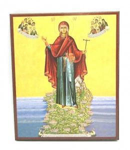 Icoana Gradina Maicii Domnului Muntele Athos