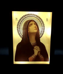 Icoana in rama cu led 23x30cm - Tanguirea Maicii Domnului