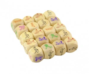 Set 20 de zaruri pentru jocuri erotice