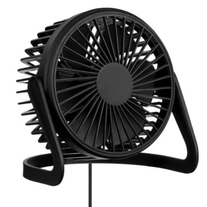 Ventilator de Masă Negru cu Alimentare USB