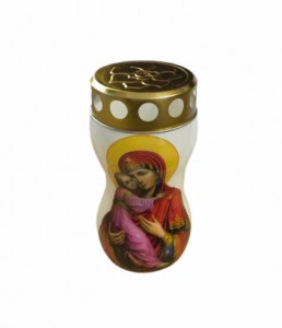 Candela cu parafina si icoana  1