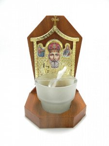 Candela lemn Sfantul Ierarh Nicolaie