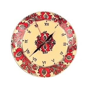 Ceas ceramică de Corund pictat hand made