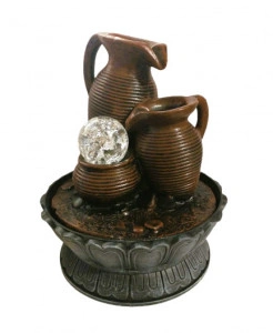 Fantana electrica cu trei vase