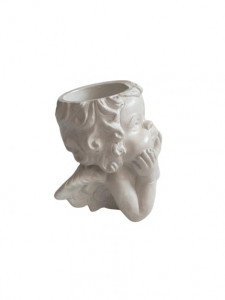 Ingeras ganditor de culoare alba