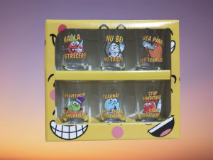 Pahare de tuica cu poze Emotes