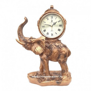 Elefant cu ceas simbol de noroc