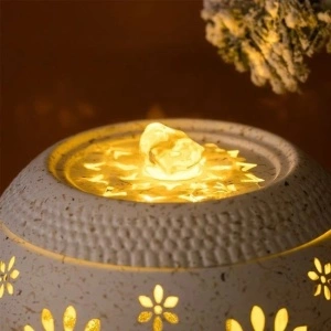 Fantana Arteziana cu Model Flori si Lumina 2