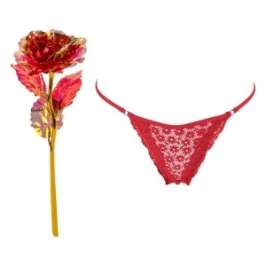 Lenjerie Intima Chilot cu Trandafir 