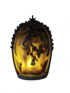 Nasterea Domnului cu baterii si lumina led